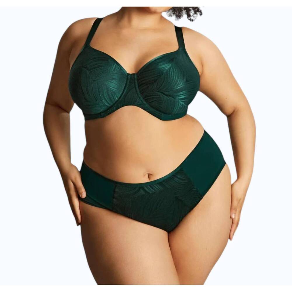 NEW SCULPTRESSE full cup bra in dark green
